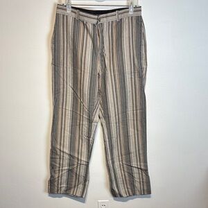 Kenneth Cole Striped Chinos - Black, Gray, Tan